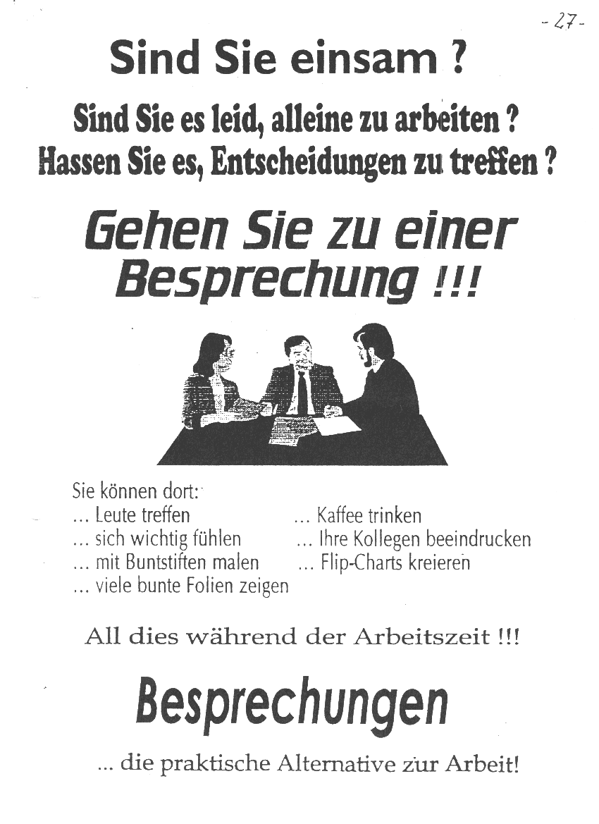 Die nicht ganz ernste Seite
